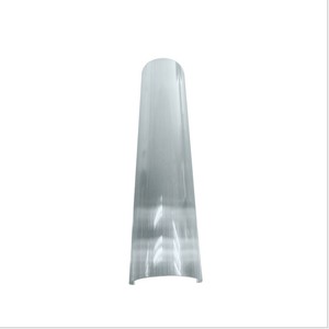 Pantalla arqueada de PC de plástico de extrusión personalizada, piezas LED modernas, cubierta lineal de luz, carcasa, iluminación, difusor de pantalla de techo - Product Image 3