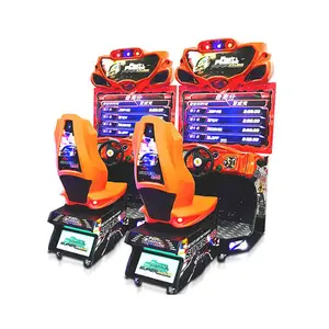 Machine de jeu d'arcade de voiture de course pour enfants, jeu de parc d'aventure fonctionnant avec des pièces de monnaie, promotion des ventes