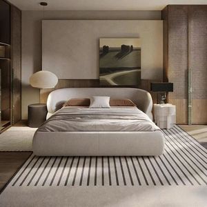 Letto Imbottito in Pelle Completamente Personalizzabile |   <span class=keywords><strong>Testiera</strong></span> Trapuntata Moderna <span class=keywords><strong>e</strong></span> Minimalista, Design Confortevole ed Ecologico - Product Image 6