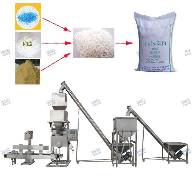 High Output Washing Powder Processing Machines