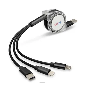 Free Shipping UUTEK RSZ3 fast usb charging cable hot selling 3 in 1 usb cable good reviews usb charging cable