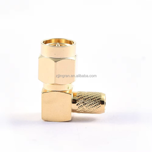 Mạ Vàng <span class=keywords><strong>SMA</strong></span> nam uốn RG58 Cáp RF kết nối đồng trục góc bên phải cắm 50 1000V rms - Product Image 3