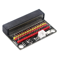 Micro Bit V2 IO Expansion Board GPIO Breakout Shield Compatible with BBC Microbit V2 Micro USB Power Supply STEM Electronic