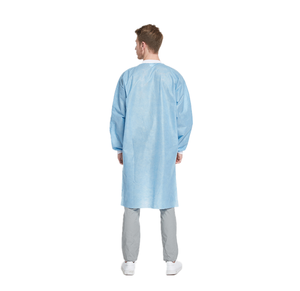 Pas cher Non-stérile SMS jetable blouse de laboratoire Médical non tissé Blouse d'isolement GB18401-2010 Classe <span class=keywords><strong>B</strong></span> - Product Image 5