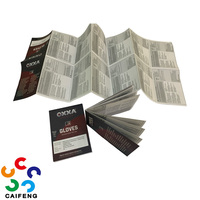 Manuales Personalizados Impresos Offset, Plegables, de Una Sola Página, con Laminado Brillante y Encuadernación Perfecta, Personalizados para Empresas