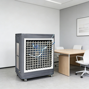 Ventilateur de refroidissement d'air industriel à grand débit, ventilateur de refroidissement par évaporation portable pour usage en usine - Product Image 4