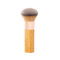 Pinceau de fond de teint Tarte Buffer Airbrush Finish, pinceau de mélange, poils synthétiques, virole en aluminium, pour maquillage crème, liquide et poudre