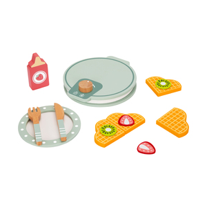 Macchina per Waffle in legno finta gioco per <span class=keywords><strong>bambini</strong></span> utensili da <span class=keywords><strong>cucina</strong></span> <span class=keywords><strong>accessori</strong></span> da <span class=keywords><strong>cucina</strong></span> per un divertente gioco di <span class=keywords><strong>cucina</strong></span> - Product Image 2
