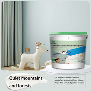 Kalıp dayanıklı lateks boya anti-kirlenme iç duvar boyası küf dayanıklı iç duvar boyası Diatom çamur çevre dostu boya - Product Image 4
