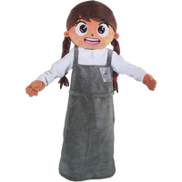 Costume de mascotte pour adulte, fille arabe, sur mesure, en coton, à vendre