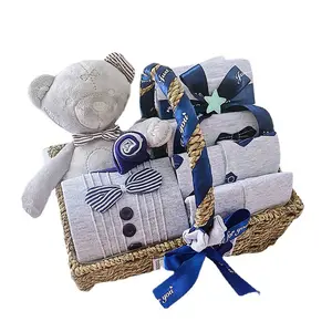 Roupas de bebe Newborn Clothes Baby Gift 100% Cotton Solid Newborn Baby Sets Royal Unisex Bodysuits newborn gift set for baby