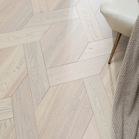 Apolloxy Nouveauté Populaire Parquet en Bois d'Ingénierie Multicouche à Motif Feuille de Lotus Quatre Couleurs