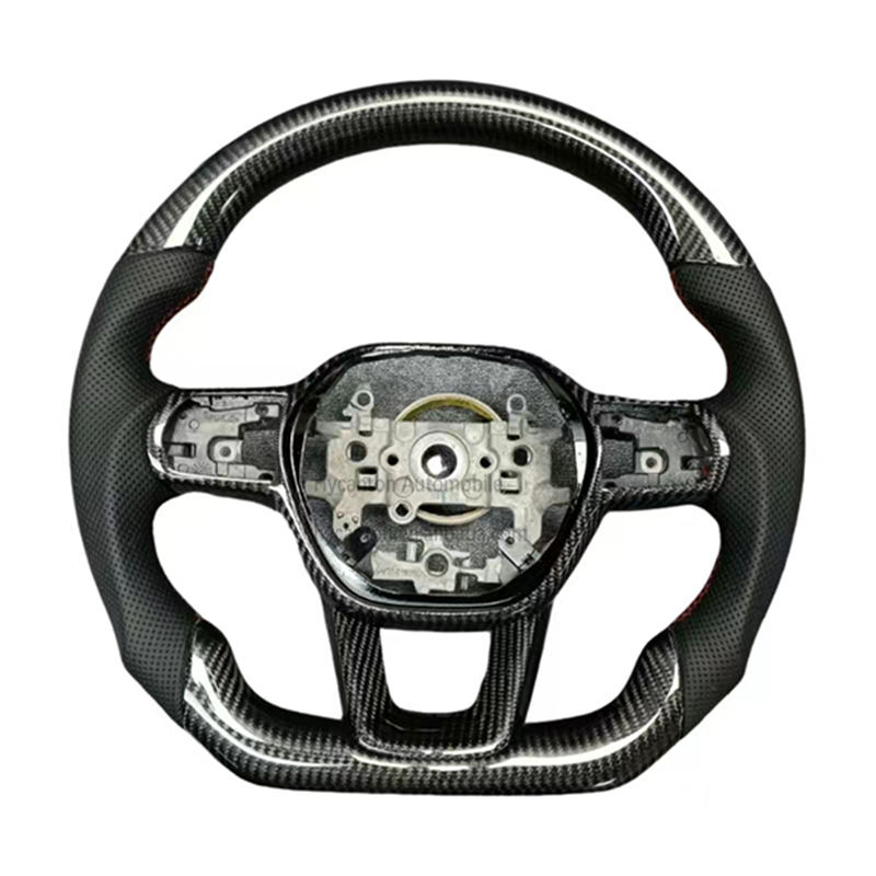 Carbon fiber+perforated leather