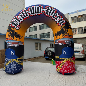 Arco Inflable Decorativo de Palmera de Coco para <span class=keywords><strong>la</strong></span> Fiesta de Hogueras del Resort, Decoración para Fiestas Nocturnas de Carnaval - Product Image 1