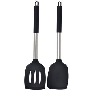 Factory Directly Sells 2pcs/set High Quality Household Kitchen <b>Tools</b> Silicone Spatulas - Product Image 4