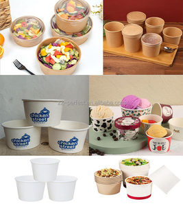 <span class=keywords><strong>Salade</strong></span> à emporter pop-corn 1000ml k-f-c restaurant tasse <span class=keywords><strong>en</strong></span> papier bol seau faisant formant la machine - Product Image 2