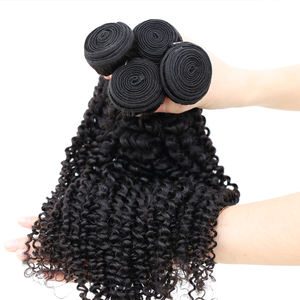 Single Drawn <b>Hair</b> Bundles <b>Kinky</b> Curly <b>Hair</b> <b>Extension</b> Natural <b>Hair</b> No Shedding No Tangle Soft <b>Hair</b> - Product Image 3