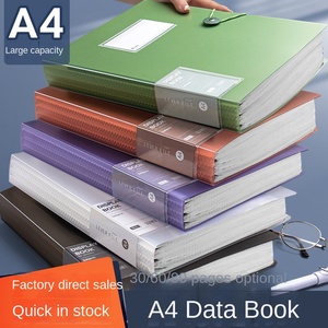 <strong>A4</strong> File <strong>Folder</strong> Student Examination Paper Storage with Multi-Layer Transparent Insert Loose-Leaf - Product Image 2