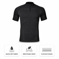Camiseta de Compresión Elástica para Deportistas Americanos, Secado Rápido, Transpirable, Refrigerante, para Correr, Ciclismo, Entrenamiento Físico y Actividades al Aire Libre