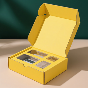 Scatole Postali in Cartone Ondulato 100% Riciclabile con Logo Personalizzato Nero Opaco Misure Piccole e Grandi <span class=keywords><strong>per</strong></span> Spedizioni e Imballaggi Regalo - Product Image 1