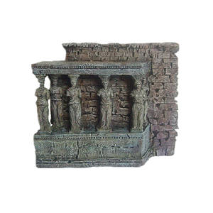 Construcción <span class=keywords><strong>romana</strong></span> de poliresina, templo de Athena para decoración acuática - Product Image 1