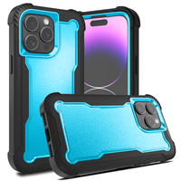 Pour iPhone 15 14, 13 Pro Max, étui de téléphone portable 3 en 1, Robot Defende, coque rigide Otter, étui de protection avec clip de ceinture, support arrière