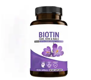 Частные ярлыки, добавки для кожи, волос и ногтей, коллаген VC витамин H D биотин таблетки MSM Поливитамины чистый биотин порошок капсулы