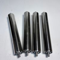 Rouleau de convoyeur léger en acier galvanisé et inoxydable, rouleau de renvoi, rouleau motrice et rouleau non-motrice pour bande transporteuse de ligne d'assemblage