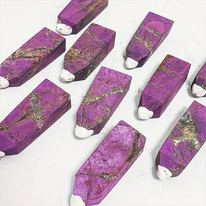 คริสตัลธรรมชาติ ปูร์ปูไรต์ ทรงสี่เหลี่ยม หายาก สีม่วง แมงกานีส ฟอสเฟต หินบำบัด สำหรับสะสม ตกแต่งบ้าน ขายส่ง - Product Image 6