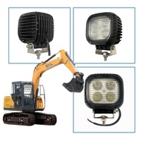 Lumière de travail LED blanche 40W DC9-32V, feux auxiliaires pour véhicules d'ingénierie, machines agricoles, excavatrices, remorques, déneigeuses