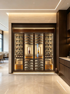 Custom Wine <b>Cooler</b> Cabinet Cellar | Built-in/freestanding Stainless Steel Multi-zone Temperature Control Car Non-standard - Product Image 5
