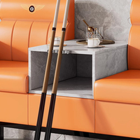 Chaise de canapé de loisirs en métal de vente chaude pour le billard et le billard appropriés à regarder la chaise de joueurs avec 2 sièges et 3 sièges