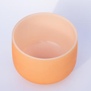 Laranja Cristal Quartz Bowl para Sound Therapy Meditação Espiritual Yoga Prática Especial Music Bowl para Singing Bowl - Product Image 3