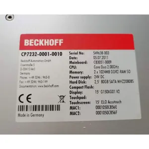 BECKHOFF Control Panel CP7232-0001-0010
