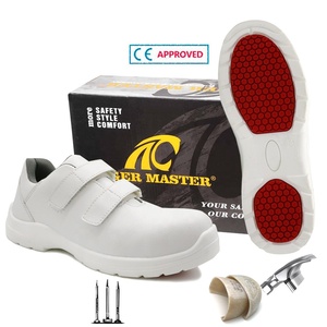 Nuove <span class=keywords><strong>Scarpe</strong></span> <span class=keywords><strong>Antinfortunistiche</strong></span> Bianche 2026 in Microfibra, Antiscivolo, con Puntale in Fibra di Vetro, Antiperforazione, Serie Cucina, Senza Lacci - Product Image 1