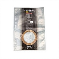 Sachets refermables à trois soudures pour sushi, pizza, aliments pour animaux, sucre - Matériau en résine PET durable, impression de logo personnalisée