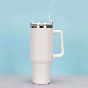 Termo de Acero Inoxidable de 40oz con Asa, para Café Frío/Caliente, Regalo Empresarial, Aislamiento Térmico de 12-24 Horas para Alimentos - Product Image 2