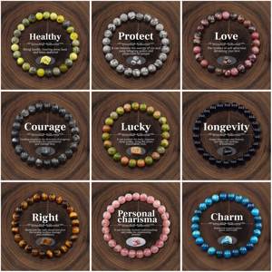 Natural <b>Rose</b> Quartz Single Strand Beaded Bracelet for Women Healing Crystal Spiritual Energy Stone Bracelet Fashion Jewelry Gift - Product Image 1