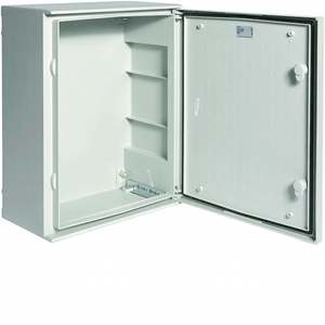 FL213B Personalizzabile con custodia in poliestere Hagers da parete con porta liscia H500 W400 D200 Orion Plus - Product Image 1