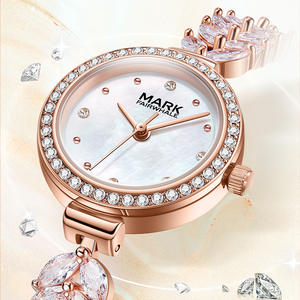 Montre pour femme sertie de diamants, élégante, stylée et légèrement luxueuse, une montre à quartz étanche populaire - Product Image 3