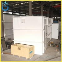 Station d'épuration des eaux usées MBR intégrée en conteneur avec une capacité quotidienne de 200 mètres cubes pour l'équipement industriel des laboratoires
