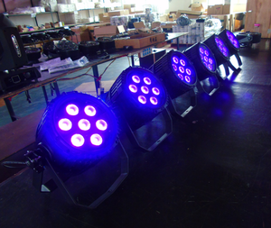 7Leds 10w UV Led luce del palcoscenico matrimonio natale Led <span class=keywords><strong>Par</strong></span> luci - Product Image 4