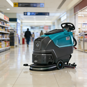 BOSHUO B50 <b>Walk</b>-Behind New Floor Scrubber <b>Machine</b> 24V/100AH for Small Square Brick/ Plastic/Ceramic Tile - Product Image 4