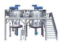 Machine de fabrication de détergent liquide multifonctionnelle en promotion avec moteur, pompe et mélangeur homogène en acier inoxydable SUS316L pour produits chimiques et shampoings
