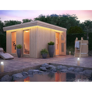 Suministro de fábrica Sauna al aire libre Termómetro Wifi Familia Sauna de vapor tradicional Hemlock al aire libre tradicional/<span class=keywords><strong>Spa</strong></span> de cedro rojo - Product Image 4