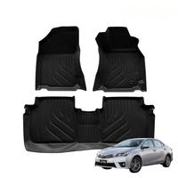 Tapis de sol de voiture 3D en TPE, épaisseur 3,5 mm, toutes saisons, imperméables, antidérapants, faciles à nettoyer, pour Tesla, Toyota, BYD (côté droit)