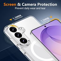 Étui magnétique fin pour Samsung Galaxy S21 S22 S23 FE S24 Ultra Plus S25 S26 Ultra, protection de l'objectif, charge sans fil