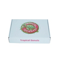 Boîtes à donuts personnalisées en gros, emballages pour boulangerie avec logo