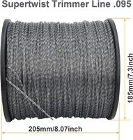 0.95 pouces coupe-herbe bobine ligne chaîne coupe ligne en nylon fil d'acier noyau débroussailleuse ligne