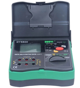 DY5500 4 en 1, 2000 ohmios, Medidor Digital Multifunción de Resistencia de Tierra, Medidor de Secuencia de Fases y Multímetro - Product Image 1
